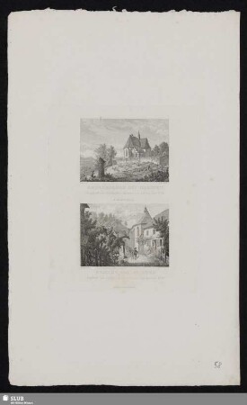 Annenkirche Bey Graupen / Ansicht Von Graupen