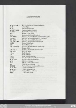 Abbreviations