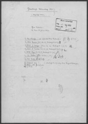 Wurmberg-Neubärental: Visitationsbericht mit Pfarrbericht 1951