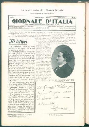 La transformación del "Giornale D'Italia" : Entrevista con el nuevo director