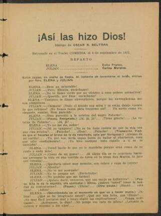 [Parte única]