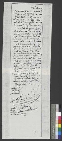 Bruno Taut an Yoshiyuki Kun [japanische Lesart von Tokugen Mihara]