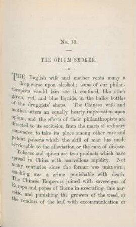 No. 16. The opium-smoker
