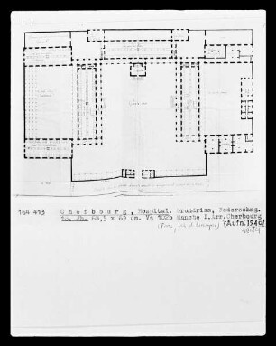 Cherbourg, Hospital, Grundriss