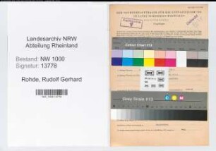 Entnazifizierung Rudolf Gerhard Rohde, geb. 17.12.1920 (Dolmetscher)