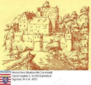 Freienstein im Odenwald, Burg (bei Gammelsbach)