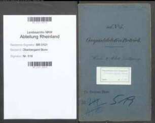 Hoiningen gen. Huene; Anselm Freiherr von 17.12.1817 - 01.08.1882; Bergrat; ausgeschieden 1881; Prüfungs- u. Personalakten Band 7