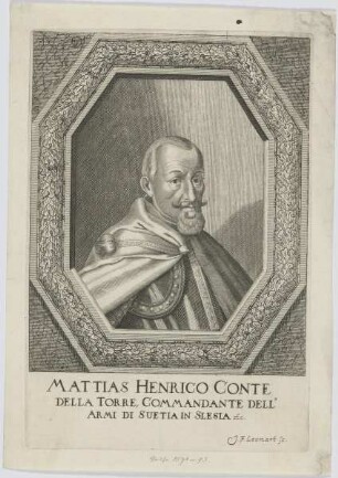 Bildnis des Matthias Henrico Conte della Torre