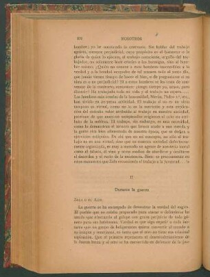 II - Durante la guerra