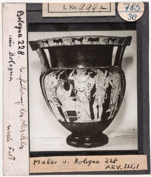 Bologna: Vase mit Einführung des Herkules, Maler von Bologna