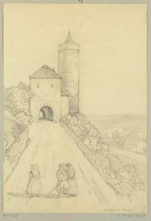 Das Mühltor und Turm in Bautzen in Ostsachsen, im Westen der Stadt