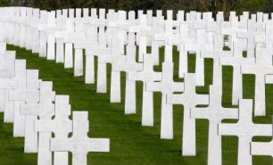 Frankreich. Picardie. Aisne. Bellicourt. Memorial Americain. Amerikanische Gedenkstätte Weltkrieg 1. Soldatenfriedhof