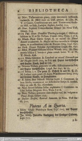 Pluteus A in Quarto