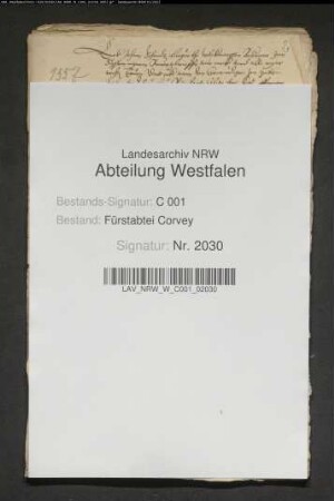 Belehnung der Familie Schmidt zu Breuna mit Gütern zu Wittmar vor Volkmarsen (ehemals Thießen)