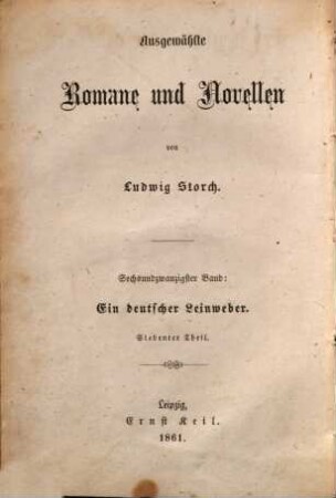 Ein deutscher Leinweber : Zeit- und Lebensbilder aus der ersten Hälfte des sechzehnten Jahrhunderts, 2,3.. Karl von Spanien : Roman in vier Theilen