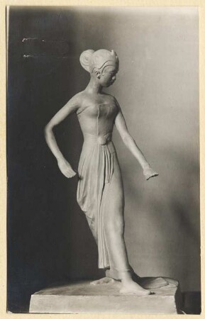 Javanische Tänzerin : Javanische Tänzerin. Gips (1920/1921; M. Molitor)