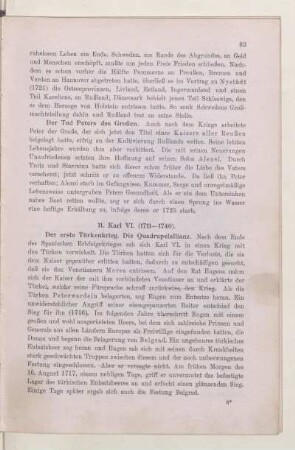 11. Karl VI. (1711-1740)
