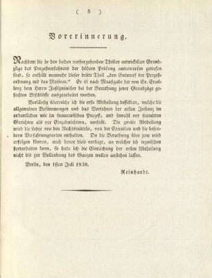Vorerinnerung