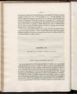 Chapitre III. Probèmes Sur Le Point, La Droite Et Le Plan.