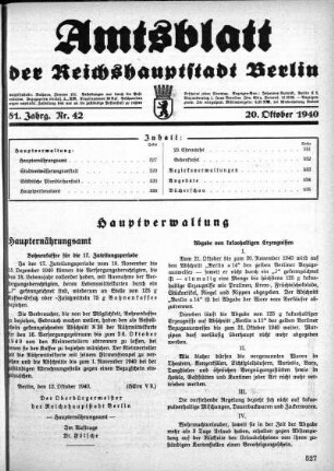 1940,42: Nr. 42, 20. Oktober 1940