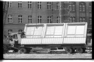 Kleinbildnegative: Straßenarbeiten an Pallas- und Hohenstaufenstraße, 1978