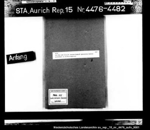 Die dem Gede Hinrich Janssen Schmidt gestattete Schankwirtschaft in Altharlingersiel
