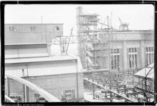 Bau Me 103 Dampfkesselhaus, Me 245 Dampfkesselhaus und Elektrische Zentrale, Brücke
