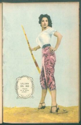 Lillián del Río (vedette de la escena porteña) - [Fotografía]
