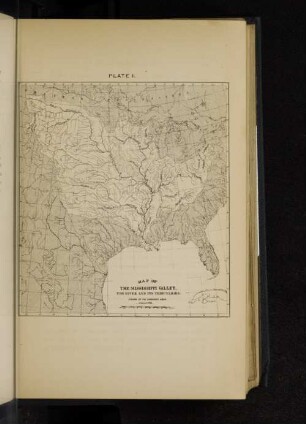 Plate 1. Map of Mississippi Valley.