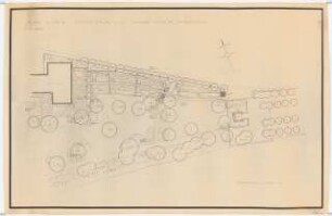 Kurgarten, Bad Ems: Gartenplan Garten am Haus der vier Türme 1:200