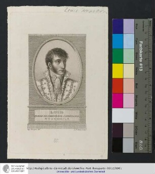 Louis Frere De L'Empereur Connétable / Né le 4 Septembre 1778 / Aug. Desnoyers del.t ; I. P. Simon Sculp.t