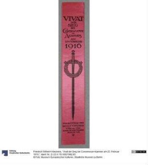 "Vivat der Sieg bei Consenvoye-Azannes am 23. Februar 1916."