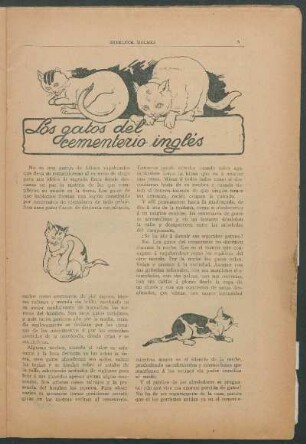 Los gatos del cementerio inglés