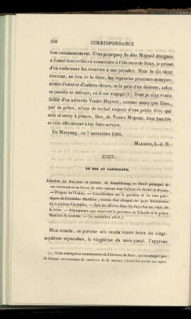 XCIV. Le Roi au Landgrave (27 novembre 1608)