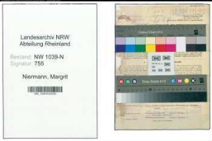 Entnazifizierung Margrit Niermann , geb. 29.09.1921 (Lehrerin)