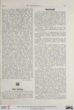 Kunstchronik