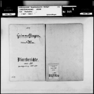 Grimmelfingen-Riedhof: Pfarrberichte und Pfarrbeschreibungen