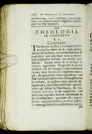 De Theologia in concreto.