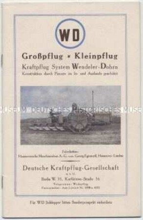 Großpflüge und Kleinpflüge im Einsatz in der Landwirtschaft