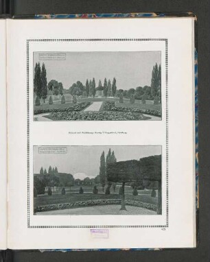Garten Dr. Krauss-Mölln. Total-Ansicht des Gartens.