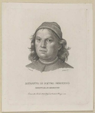 Bildnis des Pietro Perugino
