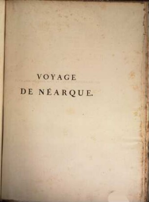 Voyage de Néarque, des bouches de l'Indus jusqu'à l'Euphrate