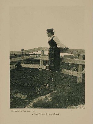 Nordlandreise 1899 - Nationaltracht aus Tromsö