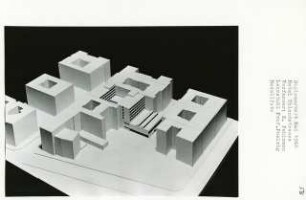 Hotel Uhlandstraße, Berlin-Charlottenburg (Diplomarbeit bei Peter Poelzig): Modellfoto