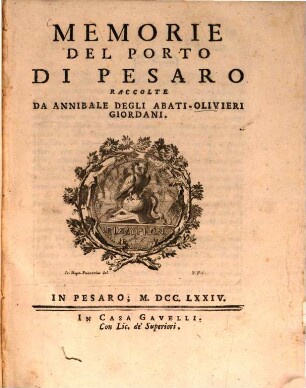 Memorie del Porto di Pesaro