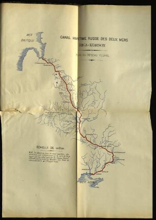 Canal maritime russe des deux mers Riga-Kearson
