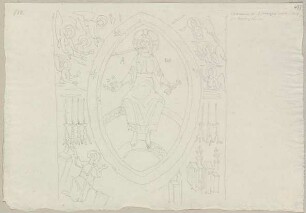 Christus als Weltenrichter, Deckenmalerei des unteren Gewölbes von Santa Maria Assunta zu Anagni