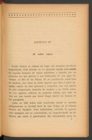 Capítulo IV - El señor López