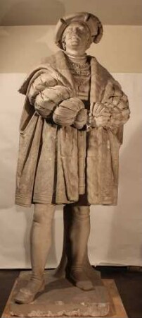 Gußmodell zum Standbild Philipps des Großmütigen Landgraf von Hessen für das Lutherdenkmal in Worms