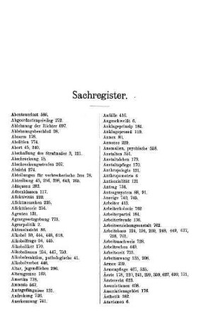 781-790, Sachregister